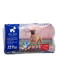 Pet Soft Köpek Bezi 12'li (XL)