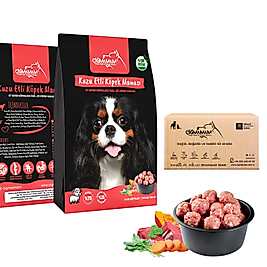 Çiğ Mamam Köpek İçin Kuzulu Köfte 2 kg