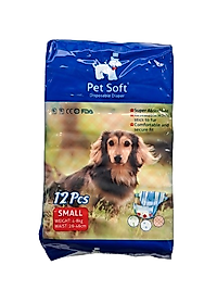 Pet Soft Köpek Bezi 12'li (S)