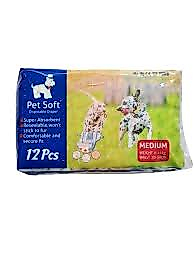 Pet Soft Köpek Bezi 12'li (M)