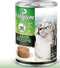 Patiyum Kuzu Etli Kedi Konservesi 400 gr (20'li)