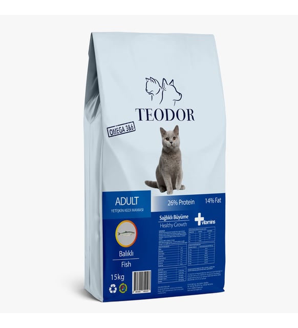 Teodor Balıklı Yetişkin Kedi Maması