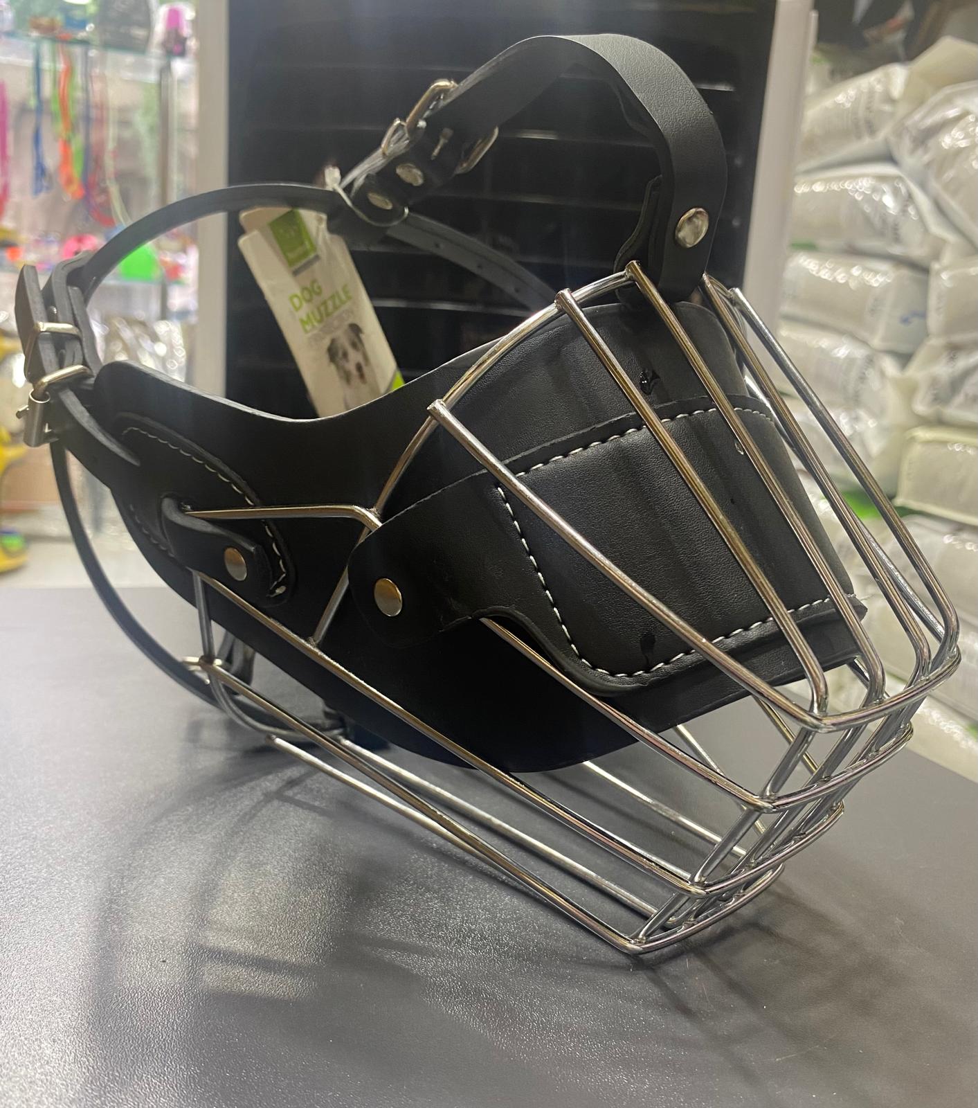 Köpek Ağızlığı No: 2 (Deri+Demir)