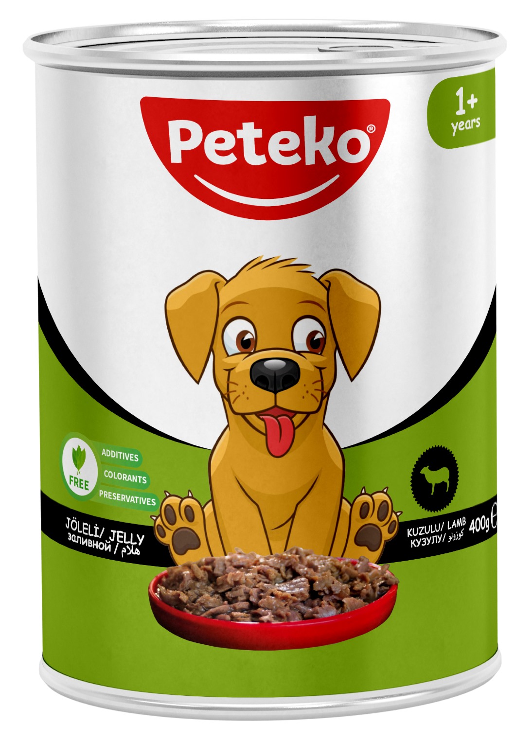 Peteko Yetişkin Kuzu Etli Köpek Konservesi