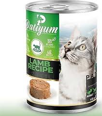 Patiyum Kuzu Etli Kedi Konservesi 400 gr (20'li)